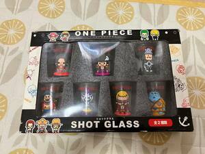 ☆レア☆ONE PIECE　SHOT GLASS☆ワンピース（パンソンワークス）ショットグラス☆王下七武海☆