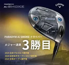 新品  Ai スモーク SMORK トリプルダイヤモンド ドライバー  9.0°