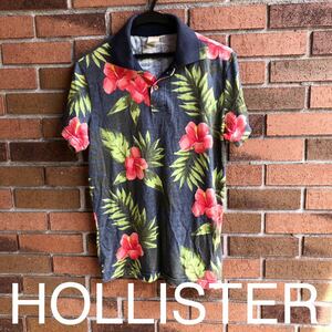 HOLLISTER ホリスター　半袖 アロハ　花柄 シャツ ポロシャツ