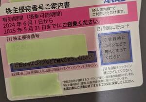 ANA 全日空　株主優待券　1枚　送料込み