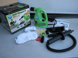 大一商事 ハンディースチーマー H2O Steam FX KB-009A-GR グリーン クリーニングセット