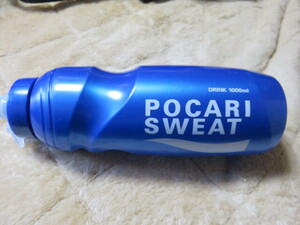 POCARI SWEAT ポカリスエット スクイズボトル NEW ニュータイプ ブルー 青 1000ml １リットル １L 大塚製薬 家庭保管品 小キズ有 未使用