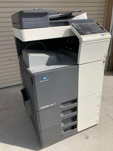 【福岡出品】カラーレーザープリンタ 複合機 KONICA MINOLTA bizhub C258 刷枚数:約24,700枚　消耗品残多　コニカミノルタ中古　動作OK 