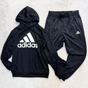 新品未使用 adidas 2XLサイズ アディダス セットアップ スウェット トラックスーツ パーカー ジョガーパンツ ジム トレーニング 定番 正規