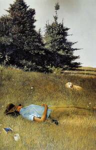 レア　アンドリュー・ワイエス　遠雷　限定版　2016年回顧展　写実主義　雷鳴　Andrew Wyeth　アメリカ　巨匠　代表作　ダリ　ミロ