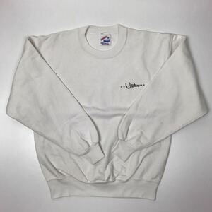 JERZEES USA製 スウェット M トレーナー 白 white サーフ系 サーファー 裏起毛 ビンテージ 