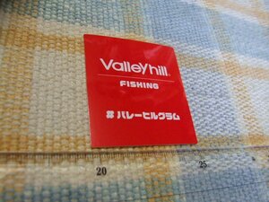 Valleyhill/バレーヒル/レッド/ステッカー/シール/ ※ ヤフーショッピングストア/レア物商会・健美堂でも大量出品中!