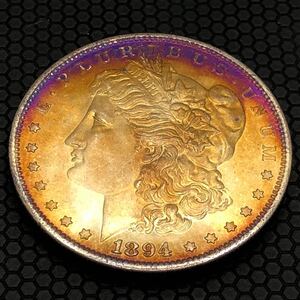 491)1894 アメリカ モルガン 1ドル銀貨 極美品 //世界コイン 古銭 貨幣 硬貨 銀貨 金貨 銅貨