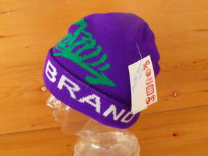 ☆　 NESTA BRAND　(ネスタブランド)　 ニットCAP　未使用品　パープル　CO901F　ワッチキャップ