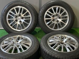 【ENKEI製 メッシュタイプ!!】ホンダ RB3/RB4 オデッセイ 純正 16in 6.5J +55 PCD114.3 ブリザック 215/60R16 アコード ステップワゴン 