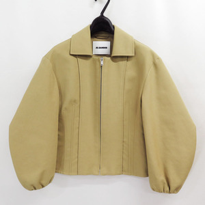 2022 JIL SANDER OVERSIZED COTTON BLOUSON JACKET ジルサンダー オーバーサイズ コットン ジップアップ ブルゾン ジャケット