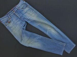 ARMANI JEANS アルマーニジーンズ J20 Extra Slim ボタンフライ テーパード デニムパンツ size28/ブルー ■■ ☆ eia2 メンズ