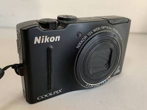 ④u941◆Nikon ニコン◆デジタルカメラ デジカメ COOLPIX S8100 ブラック/黒 5.4-54.0㎜ 1:3.5-5.6 10× WIDE Full HD コンパクトカメラ