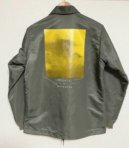 【ROTTWEILER × ALPHA INDUSTRIES】NANO UNIVERSE 別注 バックプリントデザイン ナイロンコーチジャケット M ロットワイラー アルファ