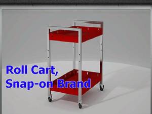 即落!スナップオン*Snap-on Brandのロールカート/Roll Cart/工具箱(RED)