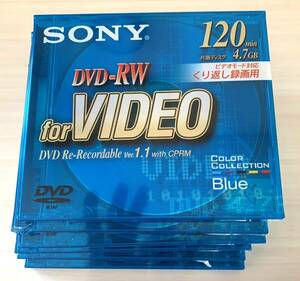 ★未開封品★ SONY DVD-RW 120分×6枚 繰り返し録画用ディスク CPRM対応 4.7GB ソニー 日本製