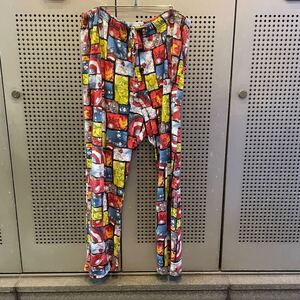 古着　ヴィンテージ　vintage パンツ　パジャマパンツ　マーベル　marvel カラフル　派手　個性派