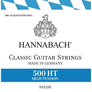 HANNABACH 500HT 青 ハイテンション クラシックギター弦〈ハナバッハ〉