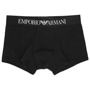 EMPORIO ARMANI エンポリオ アルマーニ ICONIC LOGOBAND アイコニック ロゴバンド 前閉じ ボクサーパンツ メンズ 54072989 ブラック XL