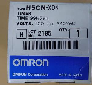 OMRON オムロン H5CN-XDN クォーツタイマ 未使用品