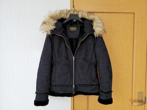 AZUL by moussy ファー付きジャケット ブラック新品未使用