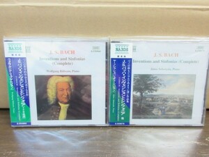 福3//CD///未開封!!///2枚セット★J.S.バッハ：インヴェンションとシンフォニア他／シェベシュチェーン,ヴォルフガング・リュプザム