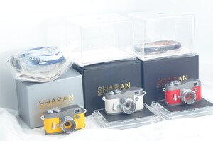 美品 シャラン カメラ Megahouse Sharan B MSPW No.25/33 MSIR No.25/33 LBO-23/33 LOFT LIMITED SILVER & WHITE Miniature Film Camera