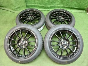 RAYONE6021/新品タイヤ15インチ4本165/55R15　15X7J　4H　PCD100　OFF35 上尾