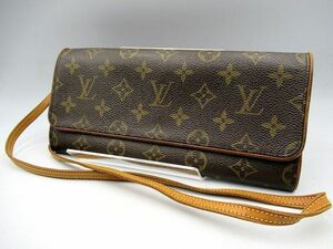 ▲▲ルイヴィトン LOUIS VUITTON ショルダーバッグ M51852 ポシェットツインGM モノグラムライン クラッチバッグ 中古品 USED▲▲