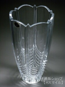 花器 花瓶 フラワーベース ボヘミアクリスタル BOHEMIA CRYSTAL 最高級レッドクリスタルガラス インテリア 工芸品