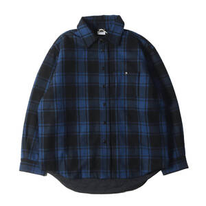 VETEMENTS ジャケット サイズ:XS 21SS オーバーサイズ チェック ウール 裏地キルティング シャツジャケット (PADDED FLANNEL SHIRT)