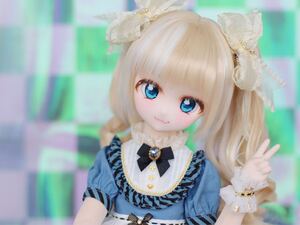 【ウサウサ】ボークス製 ドルフィードリーム DDH-27/ セミホワイト肌 DDH27 カスタムヘッド MDDドール