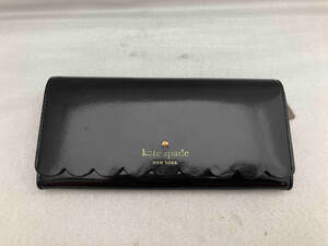 kate spade 長財布／LILY AVENUE PATENT CINDY 長財布 ブラック ケイトスペード レディース