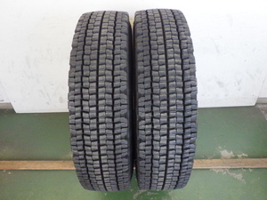 L16239-HRT 再生 225/90R17.5 127/125L 中古再生 2本セット スタッドレスタイヤ