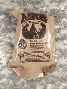 特価 米軍官給品 MREレーション MENU -17 2024年4月検品 米軍 ミリ飯 ミリメシ 戦闘糧食 非常食 備蓄 保存食 車中泊 防災バッグ キャンプ