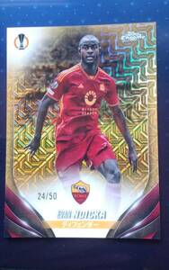 2024 topps UEFA CHAMPIONS LEAGUE JAPAN EDITION AS ROMA 【EVAN NDICKA】 #176 ゴールド MOJO [24/50] 