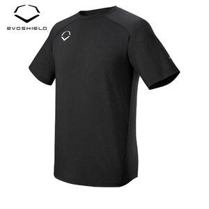 【USA物】Evoshield エボシールド プロチーム トレーニング Tシャツ 野球 練習着 （WTV9701) ブラック サイズL wlwtv9701blackl