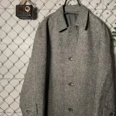 Harris Tweed ハリスツイード ステンカラー コート