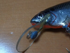 バグリー スモールフライ シャッド ヘアカラー 全真鍮オールド bagley heddon