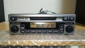 ホンダ純正 MDデッキ MDプレーヤー オーディオ 39100-S7S-J110-M1 動作OK 1din 20P 【AM/FM ラジオ チューナー ステレオ ライフ フィット等