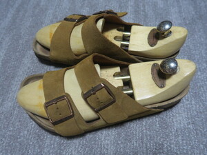 1.8万 良品 EU製 名作 定番品 BIRKENSTOCK (ビルケンシュトック) ARIZONA アリゾナ スエード 41 26.5cm MINK