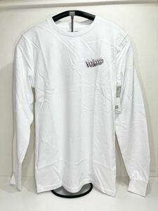 VOLCOM ボルコム A3632102WHT メンズ Mサイズ 長袖Tシャツ バックプリント ロンティー PrintTee ホワイト色 ヴォルコム 新品 即決 送料無料