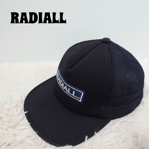 RADIALL ラディアル メッシュ サマーキャップ 帽子 メンズ ブラック 黒