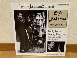 ジャズLP　マシュマロレコード　復刻盤　重量盤　J.J.JOHNSON LIVE AT CAFE BOHEMIA 1957