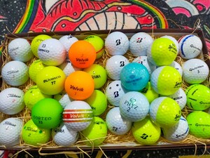 ★☆【GOLFボール・ ロストボール・43球】『 スリクソン Z-STAR』『タイトリストPROｖ1Ｘ』『ボルビック』『TOUR―Ｂ』等メーカー混合☆★