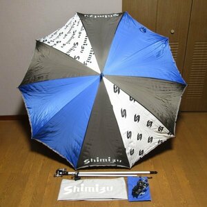 【W127】　SHIMIZU / シミズ　パラソル　万力付き　直径1400mm　検）ヘラブナ釣り