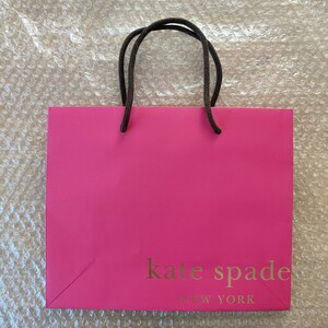 [送料無料] katespade ケイトスペード ショップ袋 紙袋 手提げ袋 ピンク