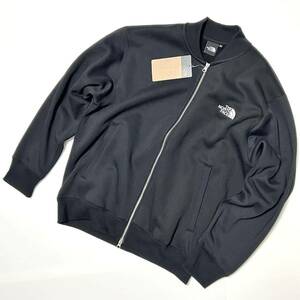 XL 新品 ノースフェイス 裏地 フリース ボンバー スウェット 黒 Bomber Sweat ボンバー ジャケット ジップアップ トレーナー ブルゾン