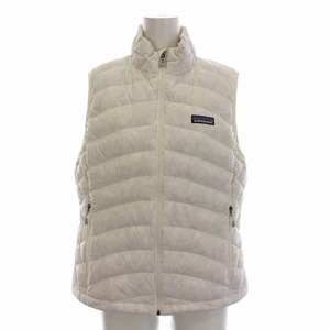 パタゴニア Patagonia DOWN SWEATER VEST ダウンベスト ジップアップ M 白 ホワイト 84627 /YM レディース