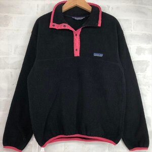 patagonia パタゴニア 80s 80年代 三角タグ USA製 スナップT フリース SIZE: 10 (S程度) レディース ブラック ヴィンテージ LH632024062703